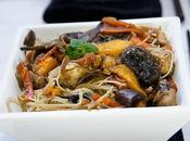 Fideos Arroz Pollo Champiñones