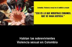 Las Autoridades Colombianas fallas a las Sobrevivientes de la Violencia Sexual