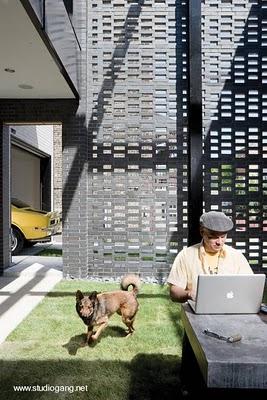 Casa y fachada moderna