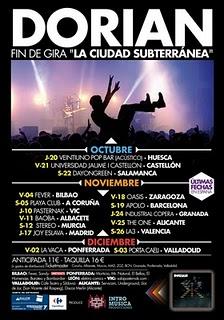 16 Fechas En El Fin De Gira De Dorian