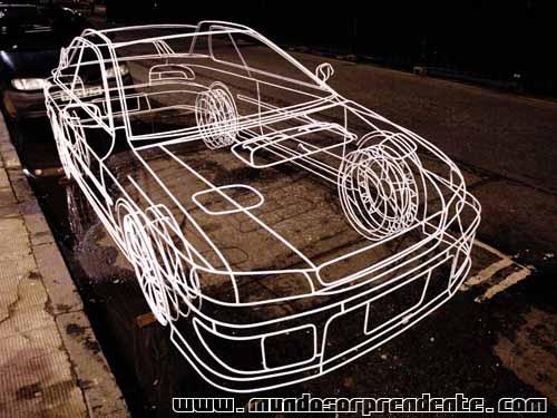 Autos hechos de alambre… todo un arte! (fotos)