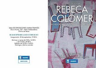 Exposición de Rebeca Colomer Ferrer.