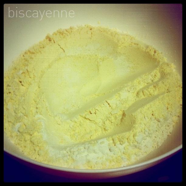 Muffins de talo con txistorra