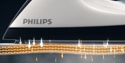 el chip de OptimalTEMP mantiene la temperatura de la suela a 130ºC