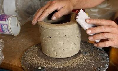 Macetas con envases reciclados