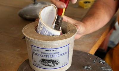 Macetas con envases reciclados