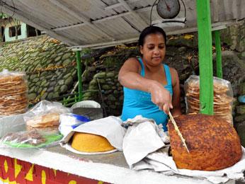 Vivir de vender arepa