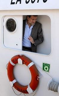 Mariano a bordo de un barco de narcotraficantes