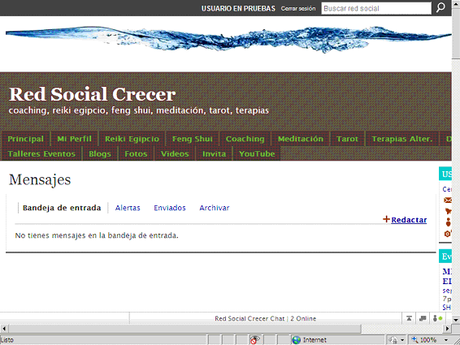 8. Enviar mensajes a otros usuarios