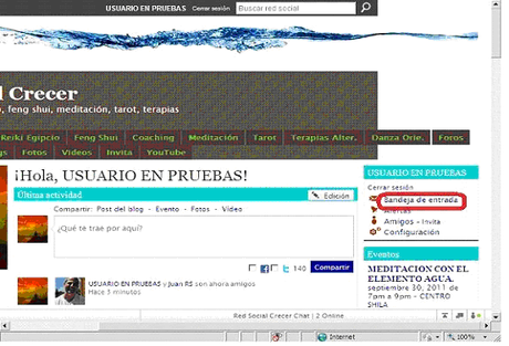 8. Enviar mensajes a otros usuarios