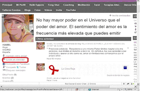 8. Enviar mensajes a otros usuarios