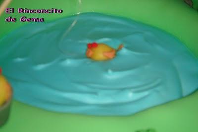 TARTA POCOYO EN EL LAGO!