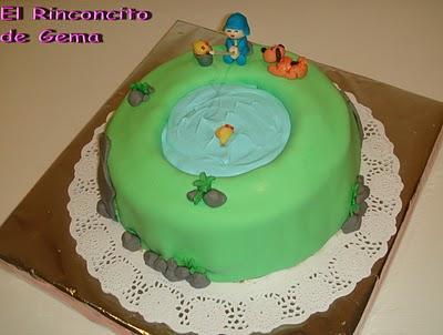 TARTA POCOYO EN EL LAGO!