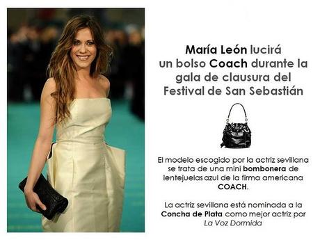 María León lucirá un COACH durante la clausura del Festival de San Sebastián