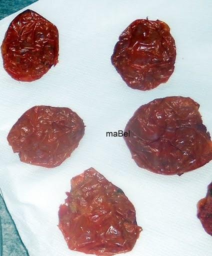 Tomates secos en microondas Tomates secos en microondas