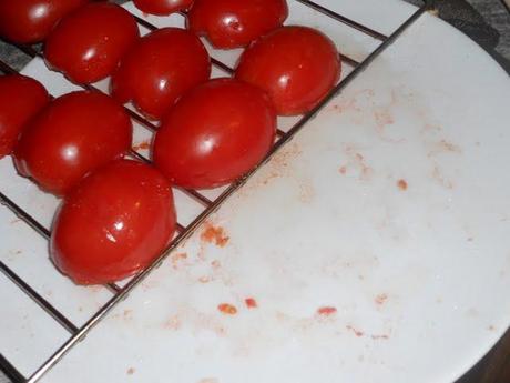 Tomates secos en microondas Tomates secos en microondas