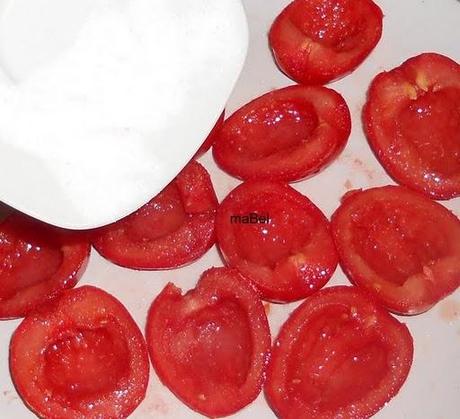 Tomates secos en microondas Tomates secos en microondas