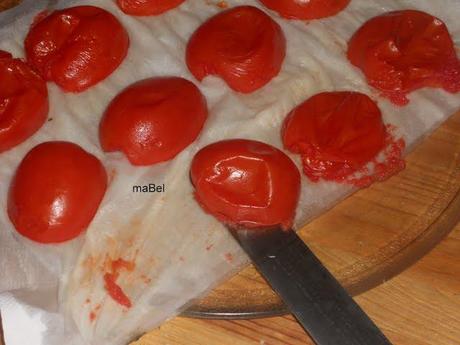 Tomates secos en microondas Tomates secos en microondas