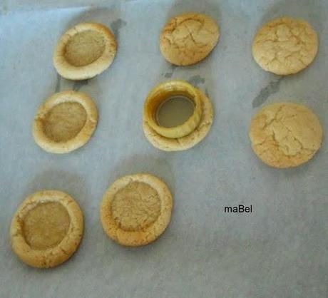 Botones dulces - Coraline button cookies