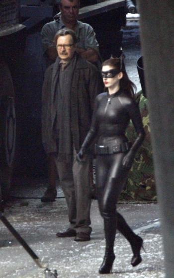 Nuevas fotos de Catwoman y Batman en TDK Rises