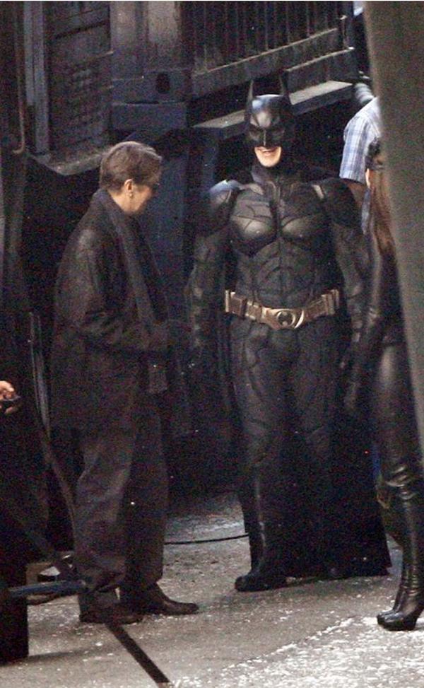 Anne Hathaway vestida de Catwoman