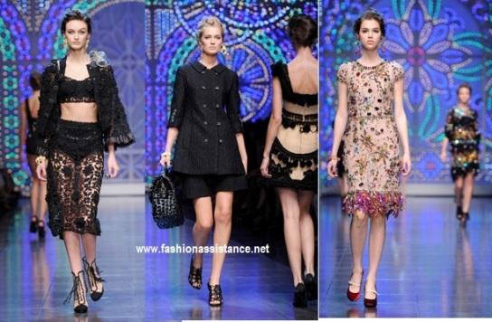 Milan Fashion Week, Spring Summer 2012. Dolce & Gabbana