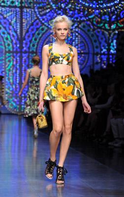 Milan Fashion Week, Spring Summer 2012. Dolce & Gabbana