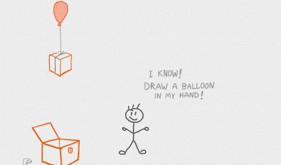 Draw a stickman, gran web interactiva