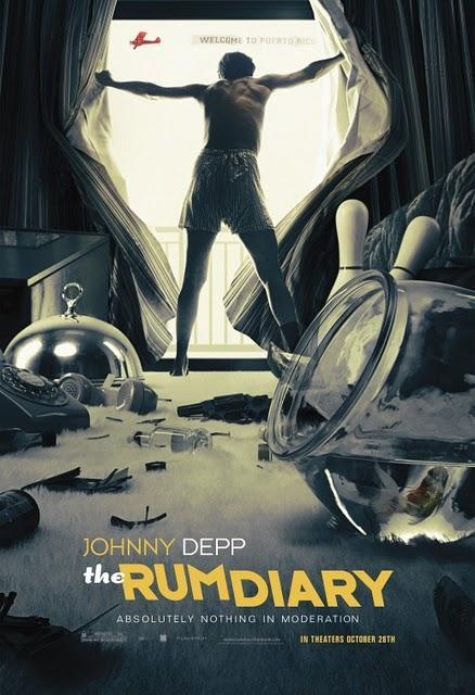 Nuevos pósters de 'The Rum Diary', con Johnny Depp al frente... y normal
