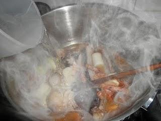 Fumet de pescado al brandy
