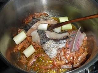 Fumet de pescado al brandy