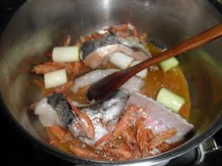 Fumet de pescado al brandy
