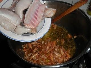 Fumet de pescado al brandy