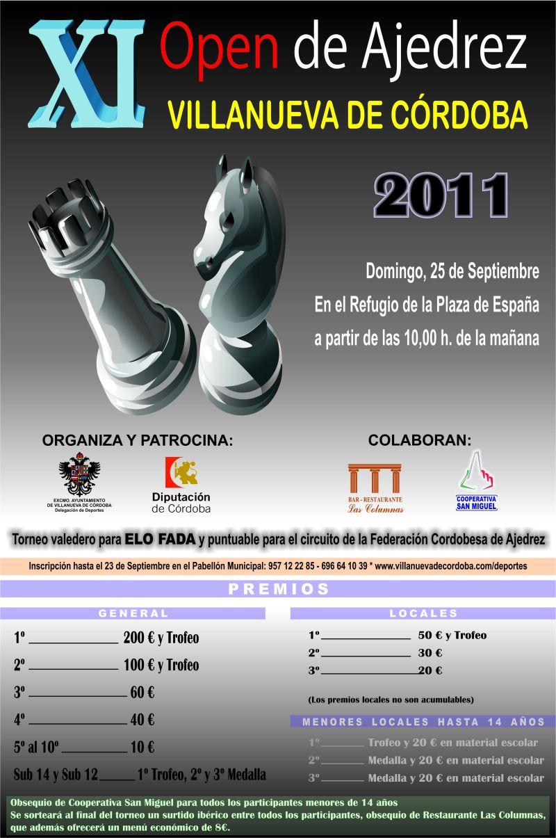 Khamrakulov gana el XI Open de Ajedrez de Villanueva 2011