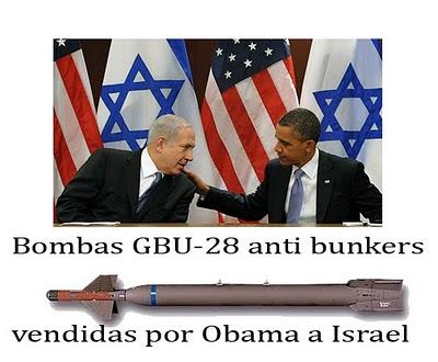 EE. UU. vendió en secreto 55 bombas antibúnker a Israel