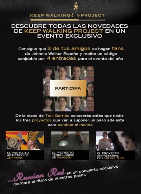 El Keep Walking Project de Johnnie Walker