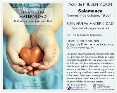 Una Nueva Maternidad, presentación en Salamanca