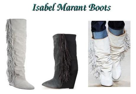 Isabel Marant: Botas de Flecos.