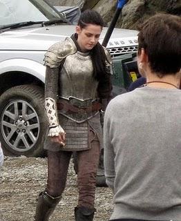 Fotos de Kristen Stewart en el rodaje de 'Snow White and the Huntsman'