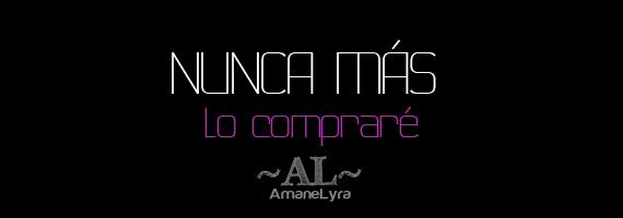 Nunca lo volvería a comprar