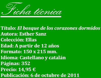 Lanzamiento de El Bosque de los corazones dormidos