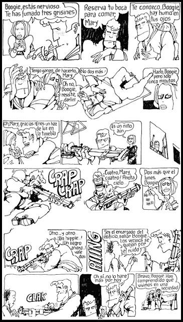 Boogie, el aceitosos: felizmente agresivo y desmedido.