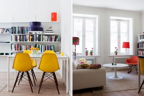 Eames en un apartamento nórdico