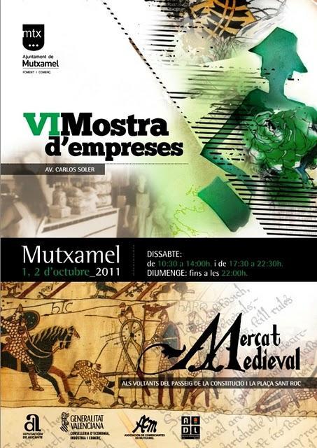 Mutxamel. VI Muestra de Empresas, Mercado Medieval y VII Aplec de Sonadors 2011