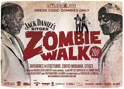 Jack Daniel’s Sitges Zombie Walk 2011 se celebrará el viernes 14 de Octubre