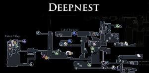 Hollow Knight Deepnest Map