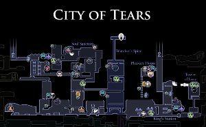 Hollow Knight City of Tears Map