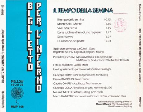 Biglietto Per L'Inferno - Il Tempo Della Semina (1992)