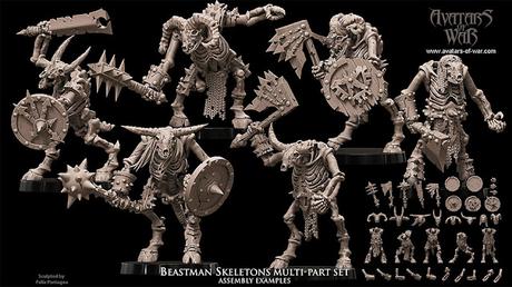 Nuevos Hombres Bestia para Imprimir en 3D de AoW Nuevos Hombres Bestia para Imprimir en 3D de AoW