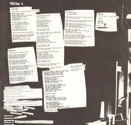 Ramones -Too tough to die Lp 1984
